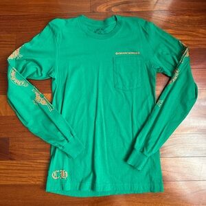 Chrome Hearts Green Long Sleeve Shirt
